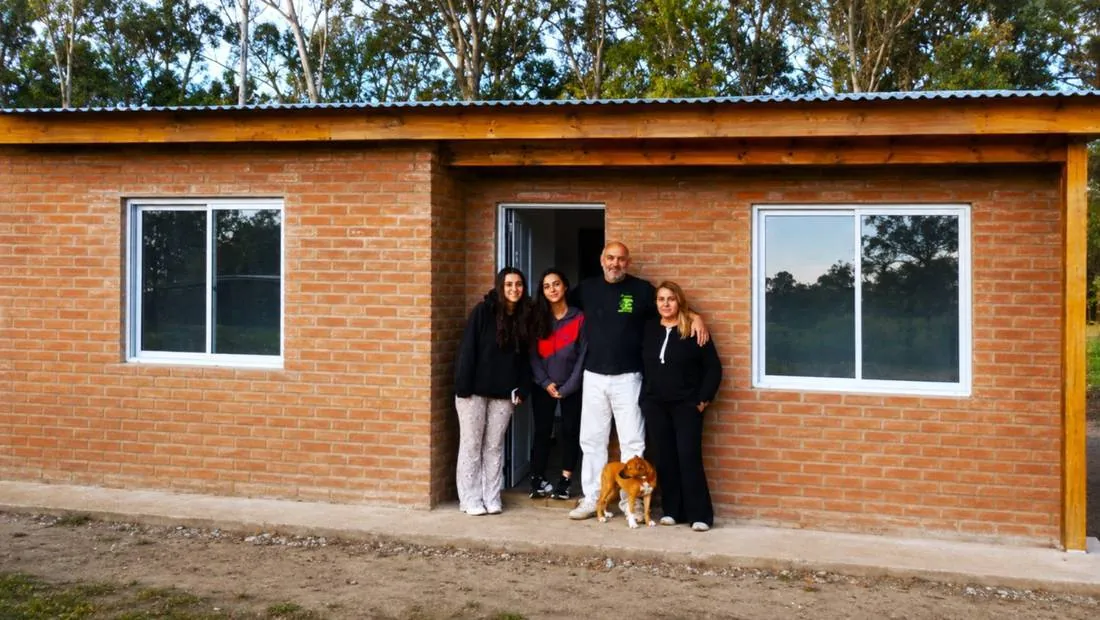 Entrega de vivienda en Río Cuarto, Córdoba