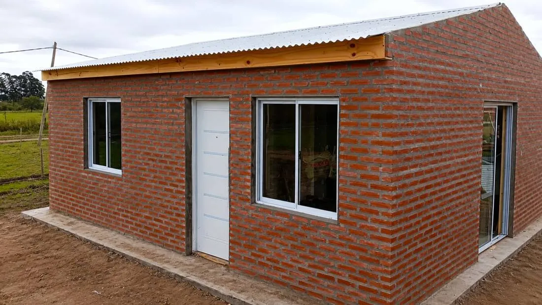 Vivienda industrializada en Basavilbaso, Entre Ríos
